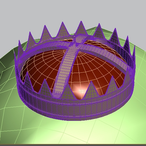 Creation of Crown: Step 4